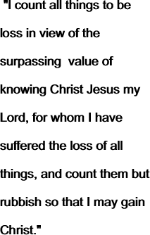  "I count all things