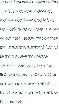  Jesus, the second person