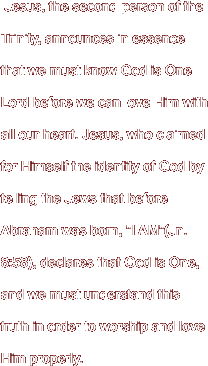  Jesus, the second person