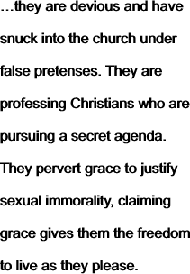 …they are devious and have