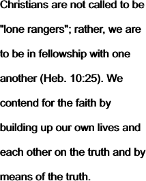 Christians are not called to