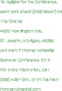 To register for the Conference,