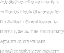 Adapted from the commentary written