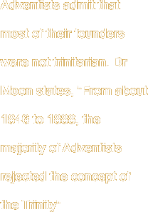 Adventists admit that most of