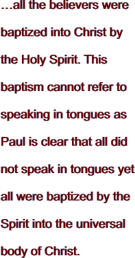 …all the believers were baptized