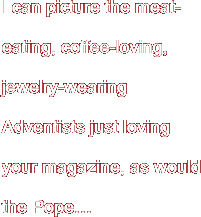 I can picture the meat-eating,