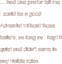 … had one pastor tell