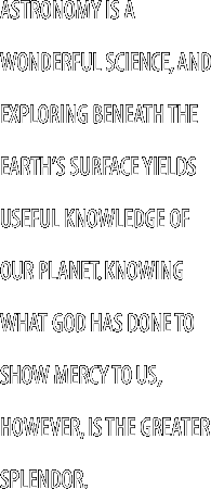 ASTRONOMY IS A WONDERFUL SCIENCE,