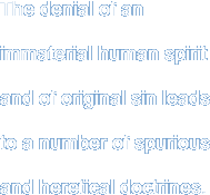 The denial of an immaterial