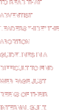 TO READ THAT ADVENTIST LEADERS