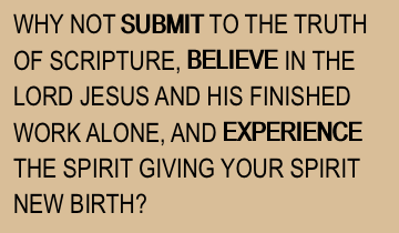 WHY NOT SUBMIT TO THE